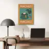 Pannenkoeken - Siroop - Illustratie - Oranje PET vilt klein -sfeer5