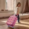 All smiles roze Kinderkoffer - Roze klein -sfeer1