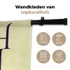 Oh hi - Geel - Monogram Wandkleed katoen klein -sfeer2