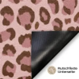 Luipaard - Patroon - Roze Deurmat klein 898 -antislip_DE