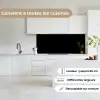 Zwart - Effen kleur keuken achterwand 2 middel 871 -sfeer4_FR