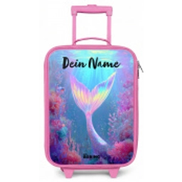 Zeemeermin - Koraal - Water Kinderkoffer - Roze klein -zz3dotto