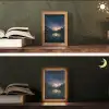 Kristalhelder meer - Bergen - Bergen Light Box met kabel (Tafellamp) klein -sfeer3