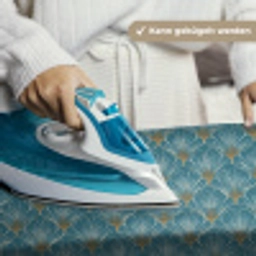 Symmetrisch - Patroon - Blauw Wandkleed katoen klein 269 -tsfeer9_DE