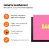 Roze - Groene bonjour - Organisch Inductie beschermer vinyl 3mm klein -zzzzzzz-td-ups