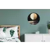 Maan - Cirkel - Goud Wandcirkel aluminium klein -slaapkamer