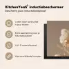 Subtiele Schoonheid in Bloei Inductie beschermer vinyl 3mm middel -sfeer2