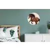 Paard - Galop - Energie Wandcirkel aluminium klein -slaapkamer