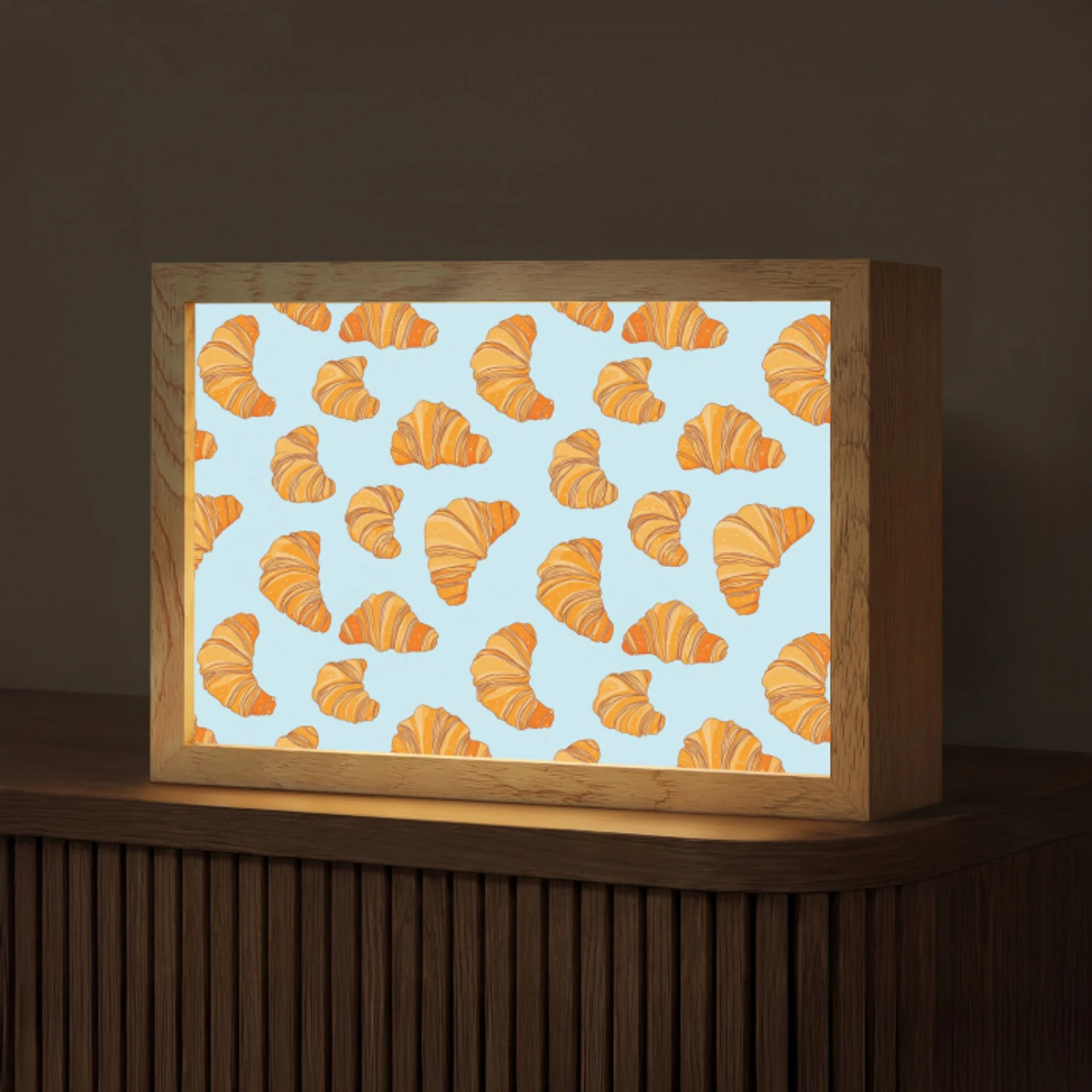 Croissant - Speels - Blauw Light Box met kabel (Tafellamp) klein 924 -z3d_website