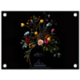 Klassiek - Vaas - Boeket - Bloemen tuinposter los doek klein -3d
