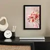 Orchidee - Bloemen - Roze - Bloemblaadjes fotolijst zwart zonder passe partout klein -sfeer1