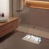 Surfboard - Palmbomen - Kleurrijk Badmat klein -sfeer2