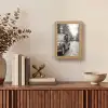 Eland - Auto - Gewei - Zwart - Wit Light Box met kabel (Tafellamp) klein -sfeer2