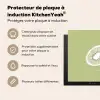 Kiwi - Lijntekening - Minimalistisch - Groen Inductie beschermer vinyl 3mm middel -usfeer2_FR