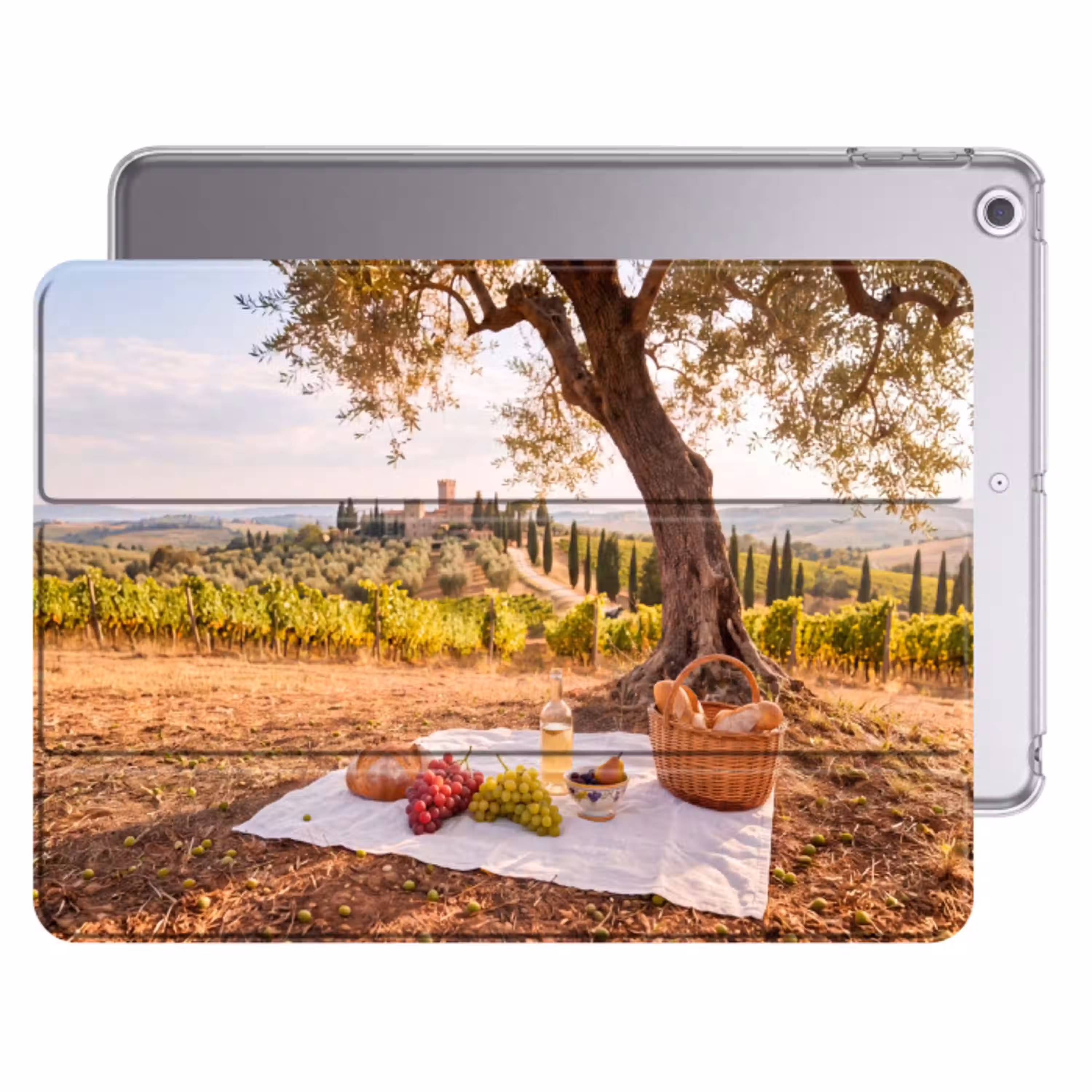 Picknick - Wijngaard - Landschap - Zomer - Eten Apple iPad 2017 middel -threedimensional_3d_global