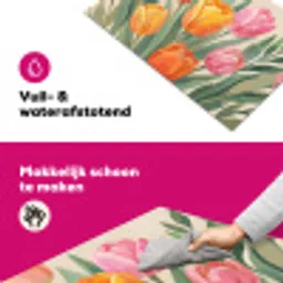 Tulpen - Abstract - Kleurrijk Inductie beschermer vinyl 3mm klein -wsfeer6_website