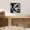 Marmerlook - Meisje met de parel - Sigaretten - Toilet - Goud - Kunst - Oude meesters aluminium wit klein -sfeer3