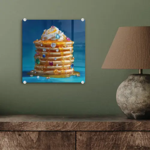 Pannenkoeken - Steentjes - Glitter - Slagroom plexiglas 5mm klein -sfeer3