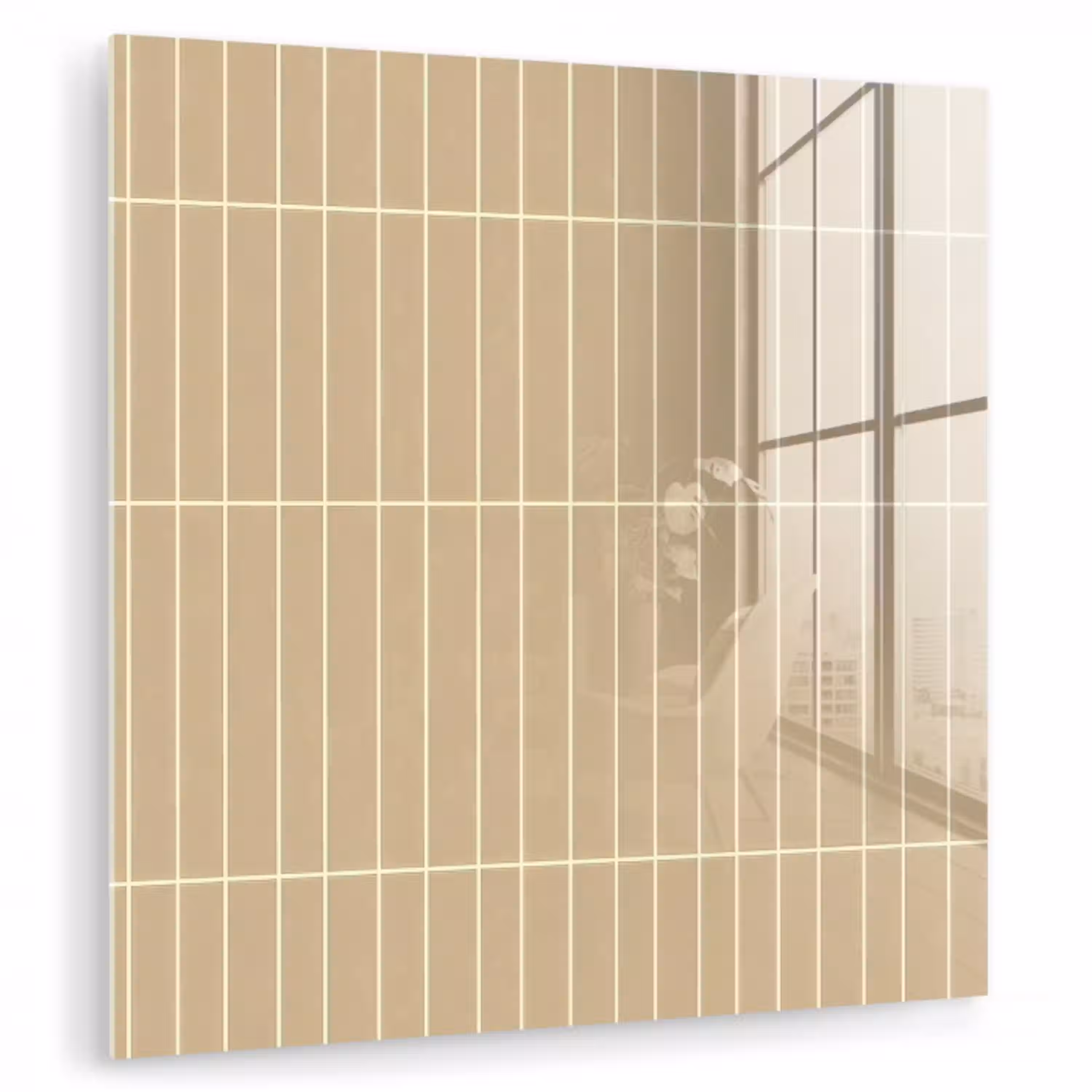 Verticaal - Wandtegel - Zand - Beige plexiglas 5mm klein 11 -zzzproduct_nieuw