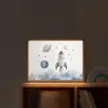 Waterverf - Planeten - Sterren - Raket Light Box met batterij (Wandlamp kind) middel -sfeer1_kind