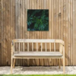 Monstera -  Inductie beschermer - Bladeren - Tropical - Afdekplaat voor kookplaat Tuinposter op houten frame 2 cm dik klein -sfeer4