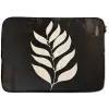 Blad - Wit - Minimalistisch laptophoes neopreen klein -zkaufland3dotto