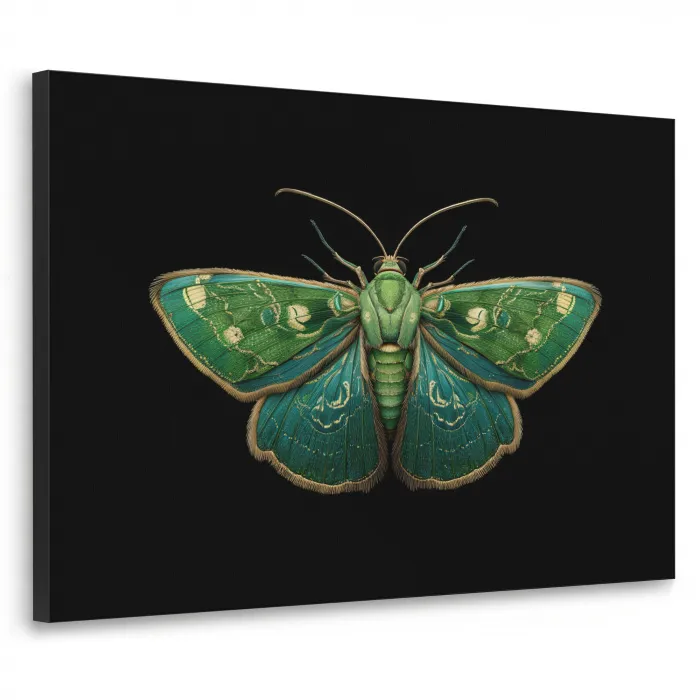Mot - Levendig - Groen Textielframe - compleet frame klein -3d