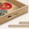Koi - Zee - Golven - Zon Dienblad Rechthoek middel -USP_HandgreepNL