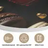 Macarons - Rood - Hart Akoestische PET Vilt - Rond klein -closeup_NL