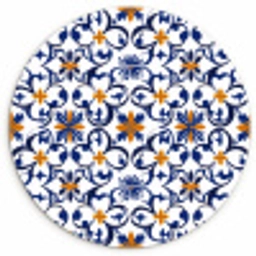 Patroon - Modern - Kleurrijk Wandcirkel kunststof plaat 5mm dik klein 188 -3d