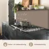 Life is to short to eat boring food keuken achterwand 2 middel -usp_NL
