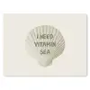 Schelp - Quote - Groen muismat rubber klein -3d