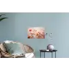 Bloemen - Watercolor - Roze - Abstract - Kunst Muursticker klein -plant