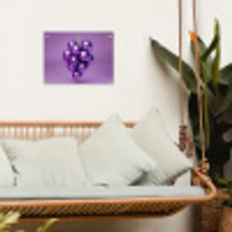 Druif - Disco - Glitter - Paars tuinposter los doek klein -sfeer7