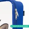 Victor Vos Kinderkoffer - Blauw klein -rits_FR