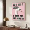 Zwaan - Vogel - Decoratie - Roze Textielframe zwart klein -sfeer3