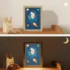 Raket - Haai - Ruimte Light Box met kabel klein -sfeer3_kind