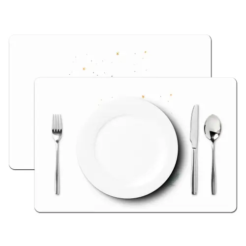 Planten - Sterren - Dinosaurussen - Oranje Placemat vinyl groot -zzsfeer2_Kitchenyeah-website