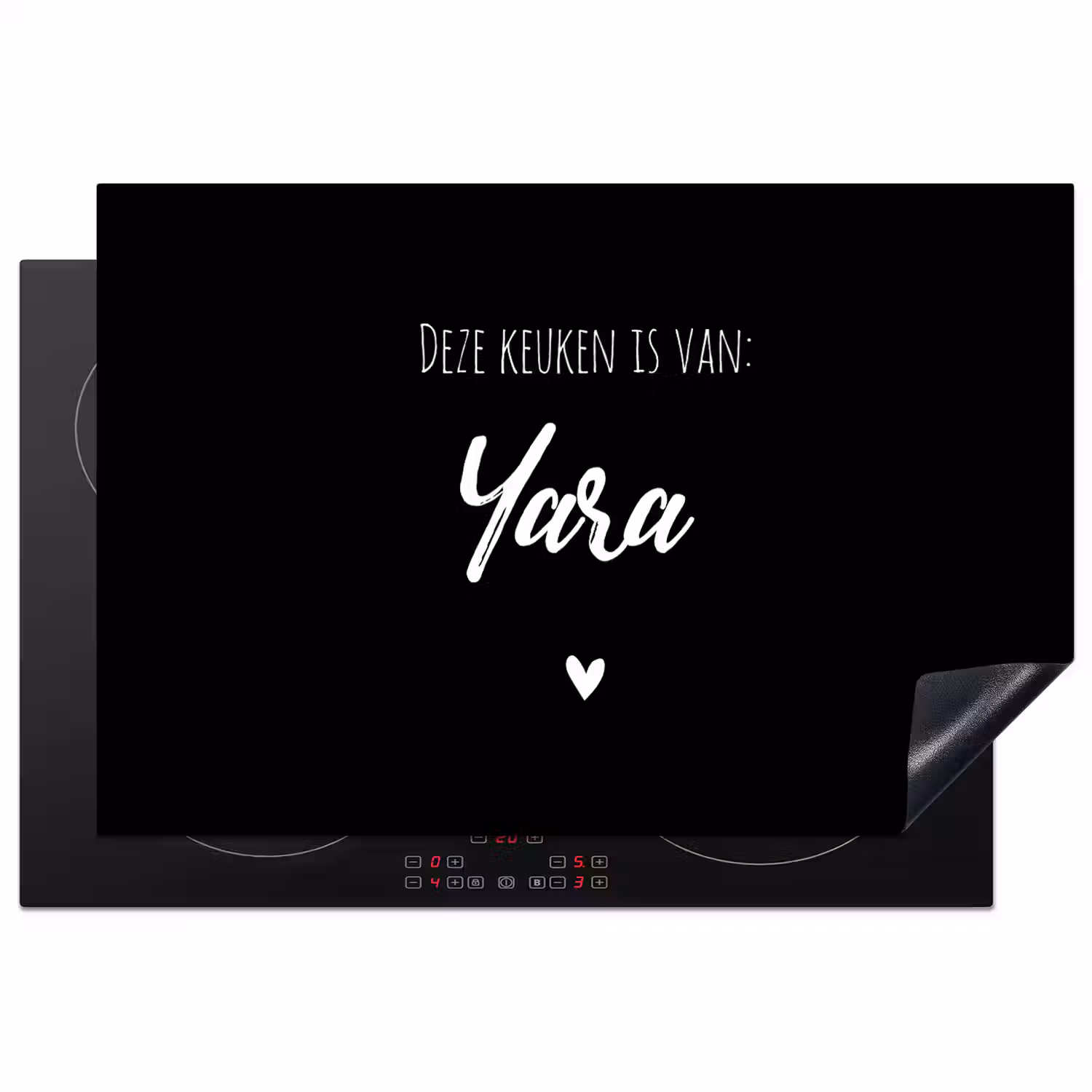 Inductie beschermer - Deze keuken is van: