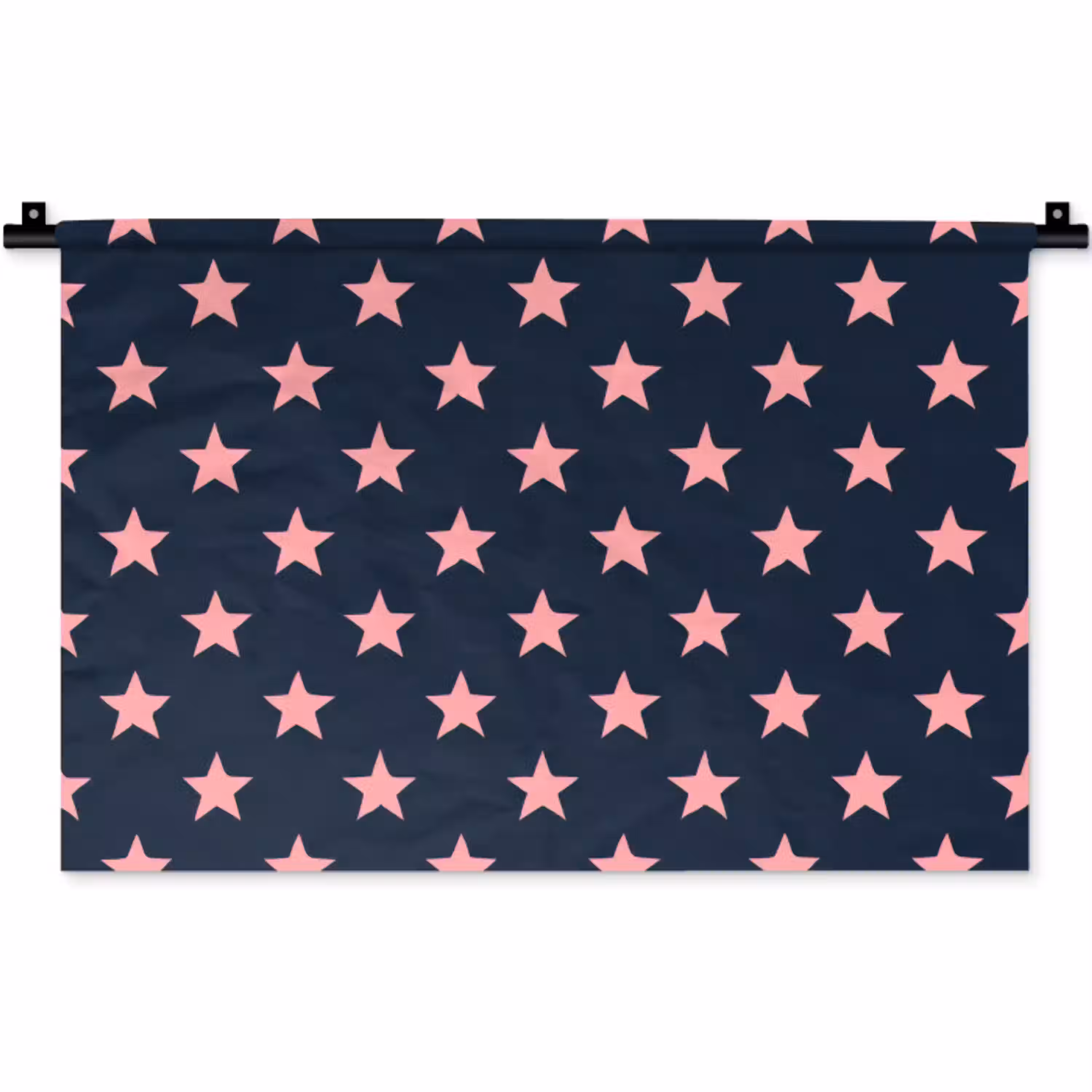 Patroon - Sterren - Roze Wandkleed katoen klein 269 -zz3d