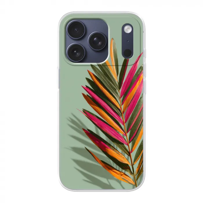 Tak - Bladeren - Kleurrijk - Schaduw Telefoonhoesje iPhone 17 Pro klein -3d