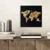 Wereldkaart - Specerijen - Kleurrijk aluminium wit klein -sfeer1
