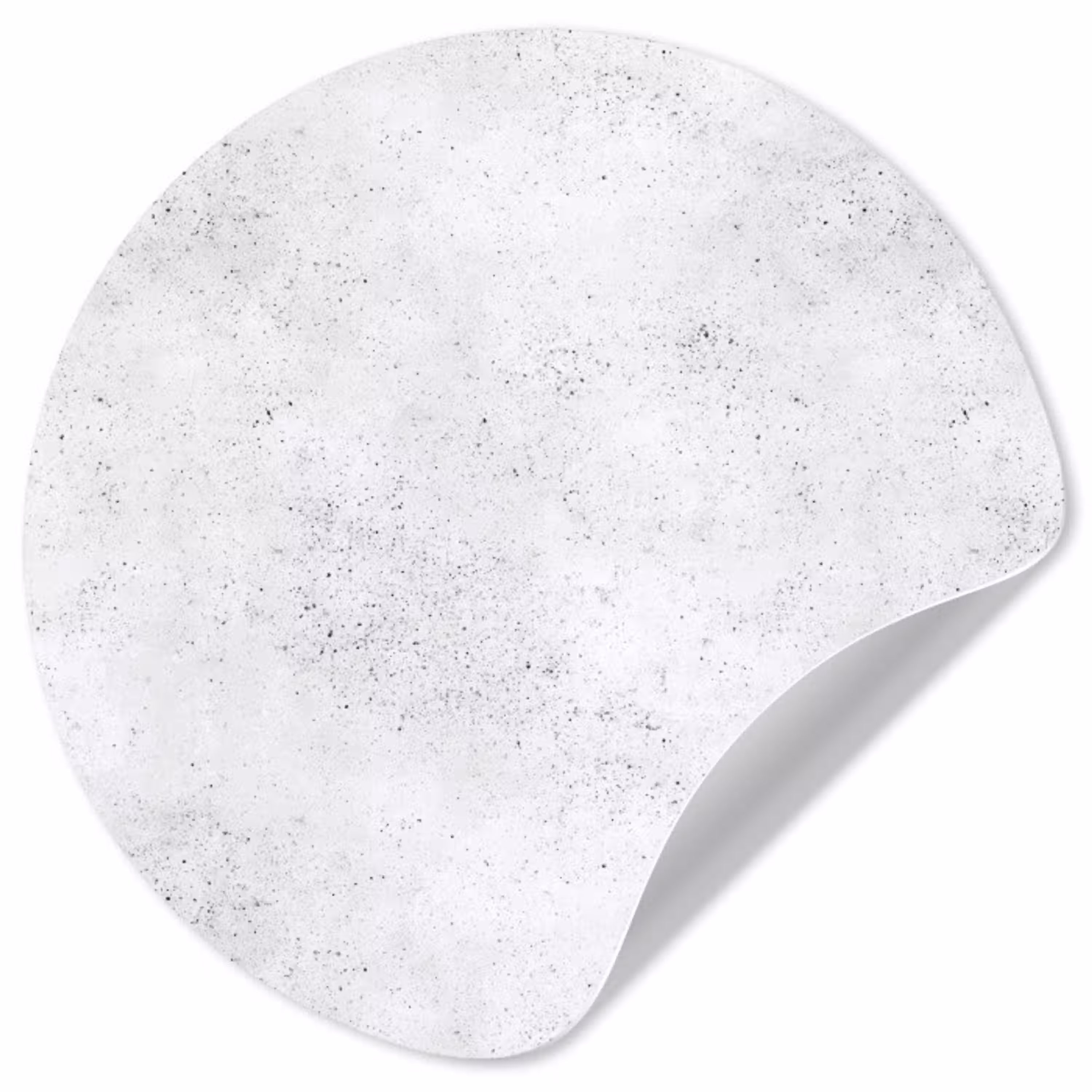 Lichtgrijs - Betonstructuur - Subtiel Wandcirkel behangsticker klein 186 -3d
