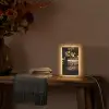Lichtjes - Champagne - Dienblad - Glazen Light Box met kabel (Tafellamp) klein -sfeer4