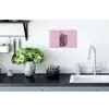 Frisdrankblikje - Bloemenpatroon - Edelstenen - Kleurrijk Muursticker klein -keuken