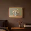 Neutral - Bloemen - Boeket - Vaas Light Box met batterij (Wandlamp) middel -sfeer4