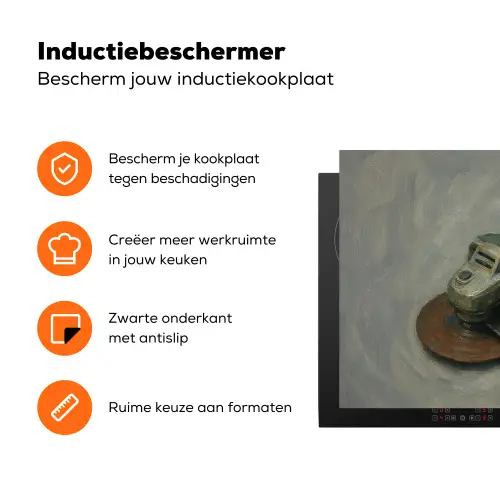 Haakse slijper - Schilderij - Gereedschap Inductie beschermer vinyl 3mm klein -zzzzzzz-td-ups