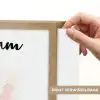 Ballerina - Fee - Bloemen - Roze Light Box met batterij (Wandlamp kind) middel -USP_websiteprintNL