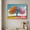 Boom - Kleurrijk - Natuur - Levensboom Textielframe - compleet frame klein -sfeer2