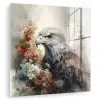Arend - Adelaar - Vogel - Bloemen - Natuur plexiglas 5mm klein -zzzproduct_nieuw